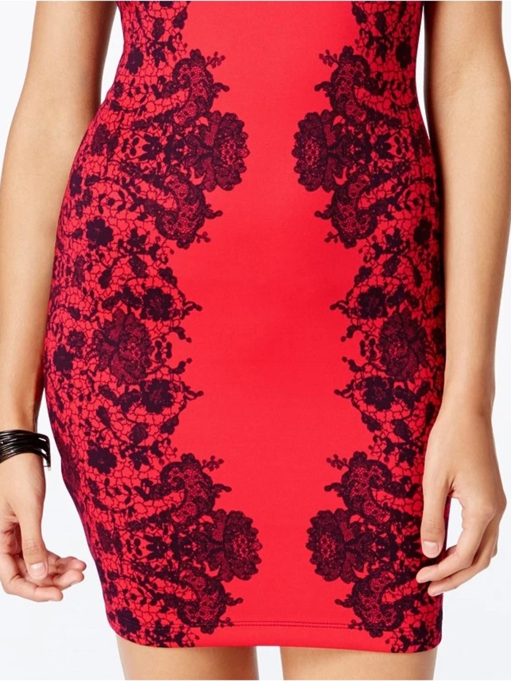 👑 PRINTED BODYCON DRESS 👑 - Picture 5 of 7